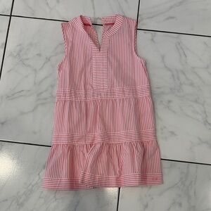 Vineyard Vines Pink Striped Kids Dress
